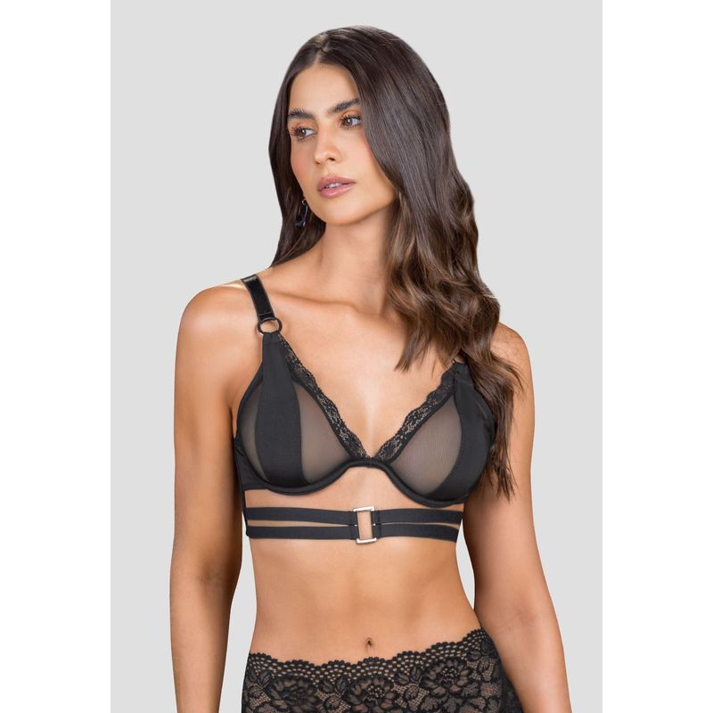 FORMAS INTIMAS - Brasier Mujer Negro Fi 105515
