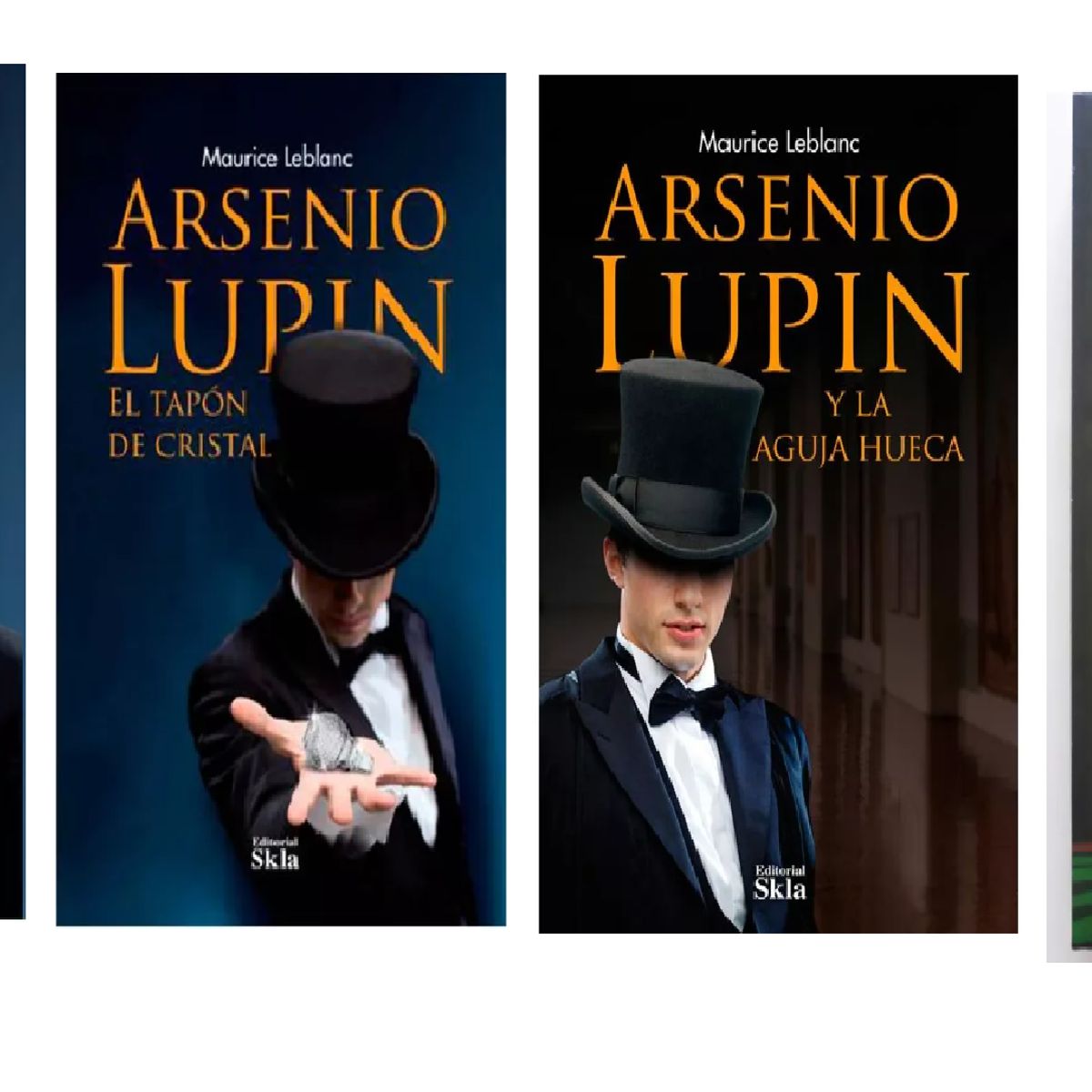 SKALA - Coleccion Libros Arsenio Lupin  ContraHerlock + Aguja+Tapon+813