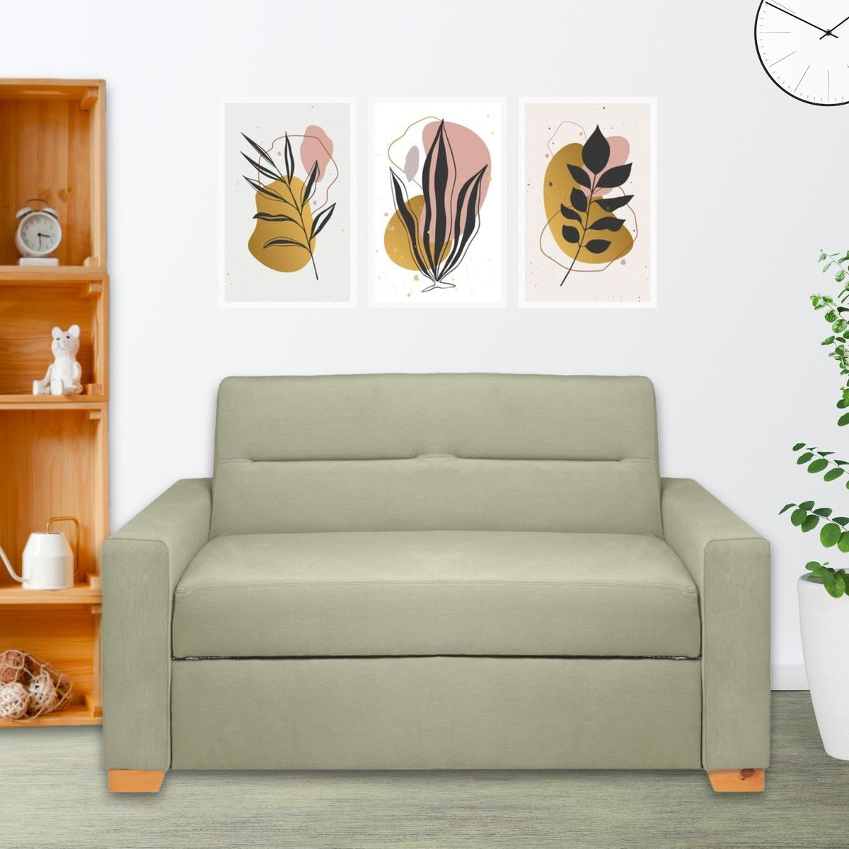 ESTILO RELAX - Sofá Cama Orquídea 3 en 1 - Beige - Estilo Relax®