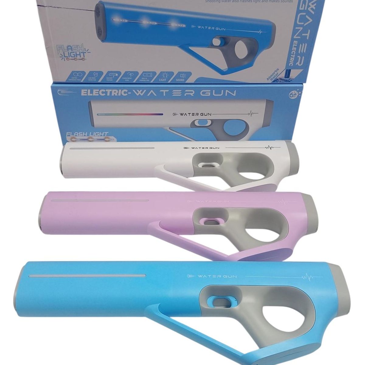 GENERICO - Pistola De Agua Automática Bateria Recargable Alta Presión