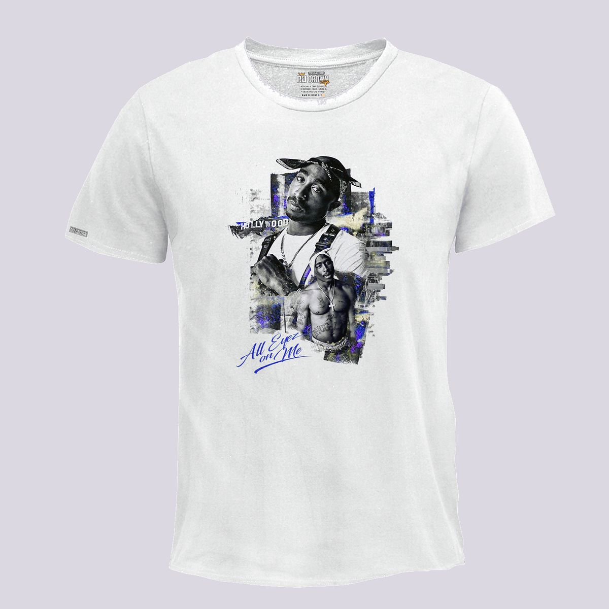 CREACIONES NU CROWN - Camiseta 2pac Shakur All Eyez On Me 2 Pac Hombre Original Nu Crown