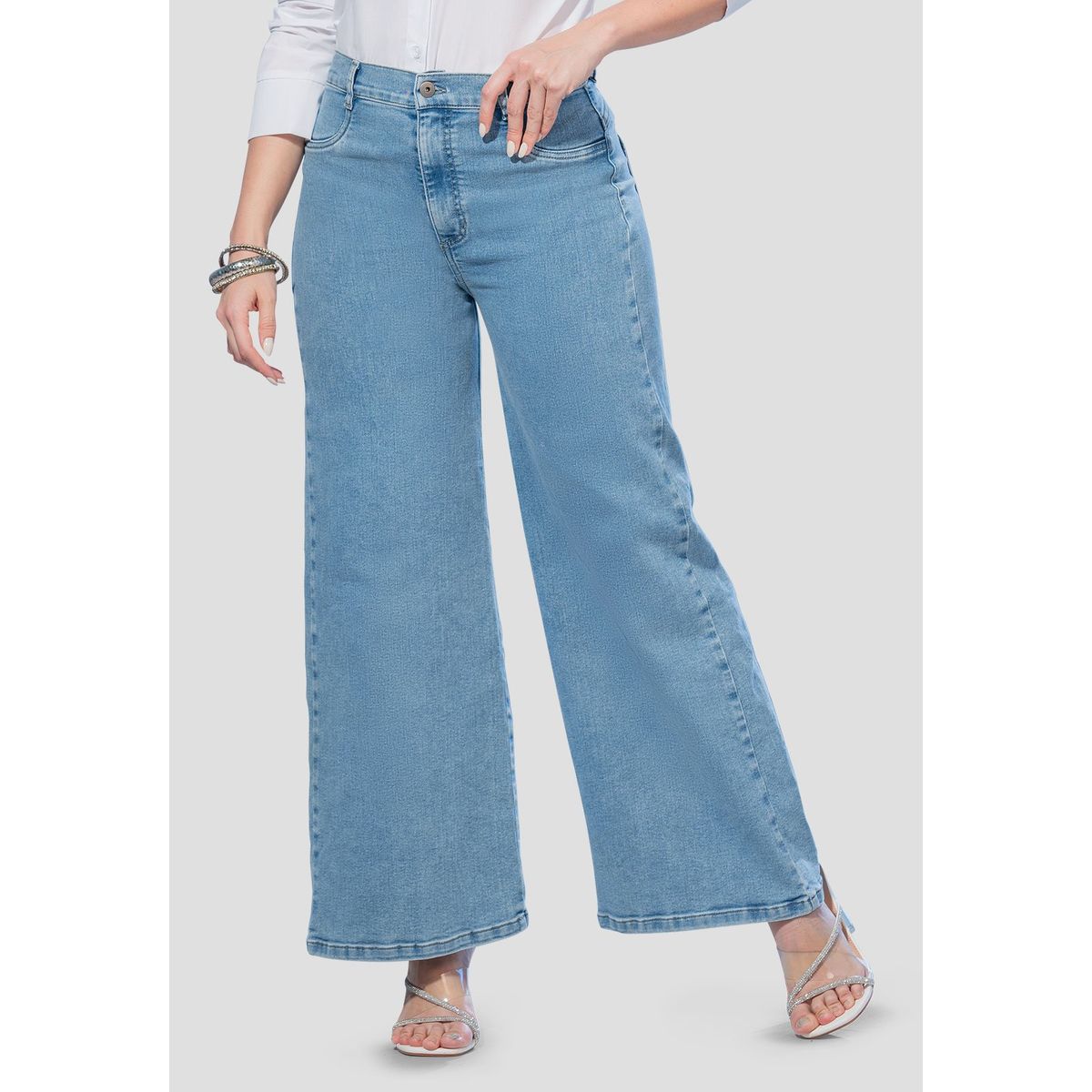 MARKETING PERSONAL - Jean Mujer Azul Claro Mp 105372