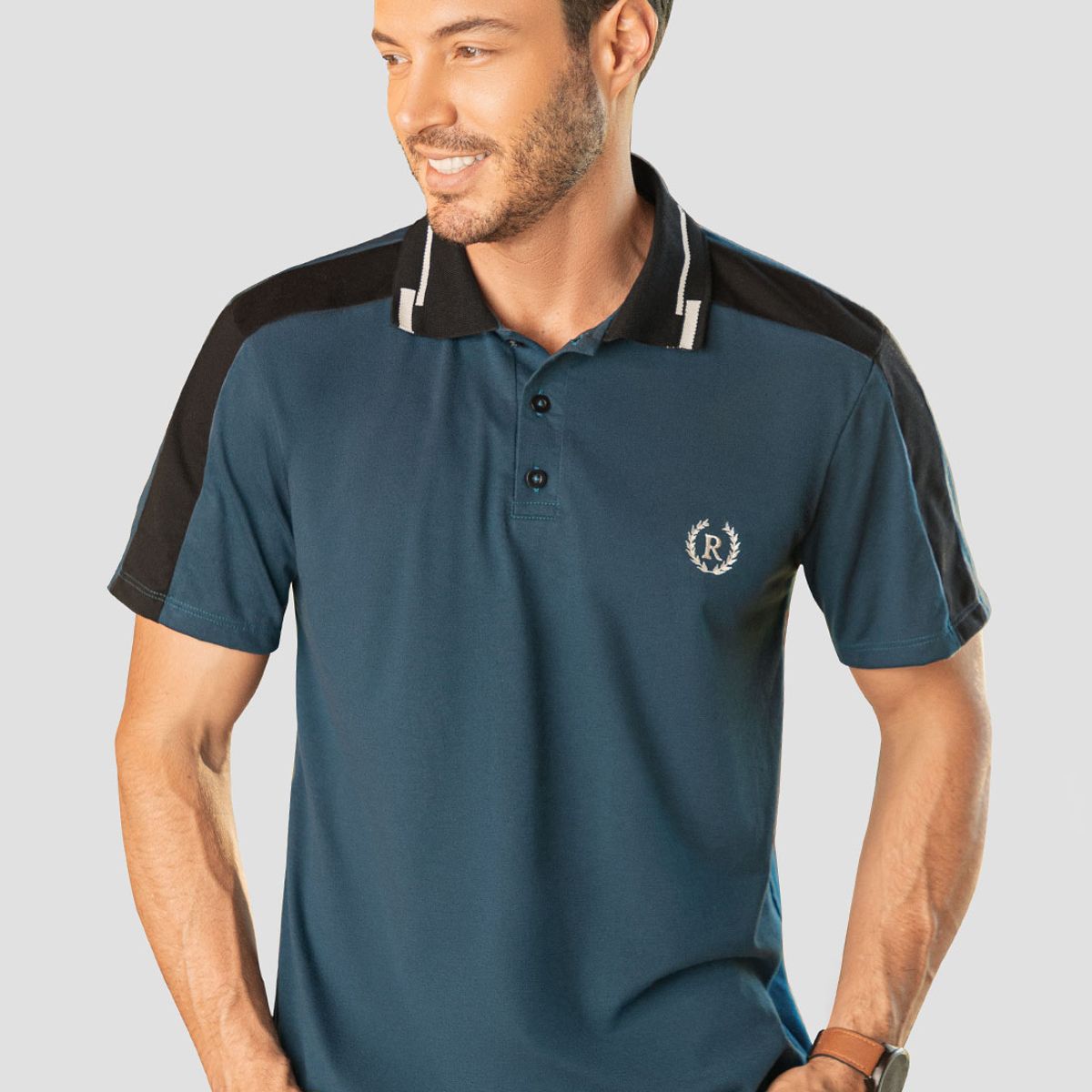 RUTTA - Polo Hombre Azul Petróleo Rutta 105955