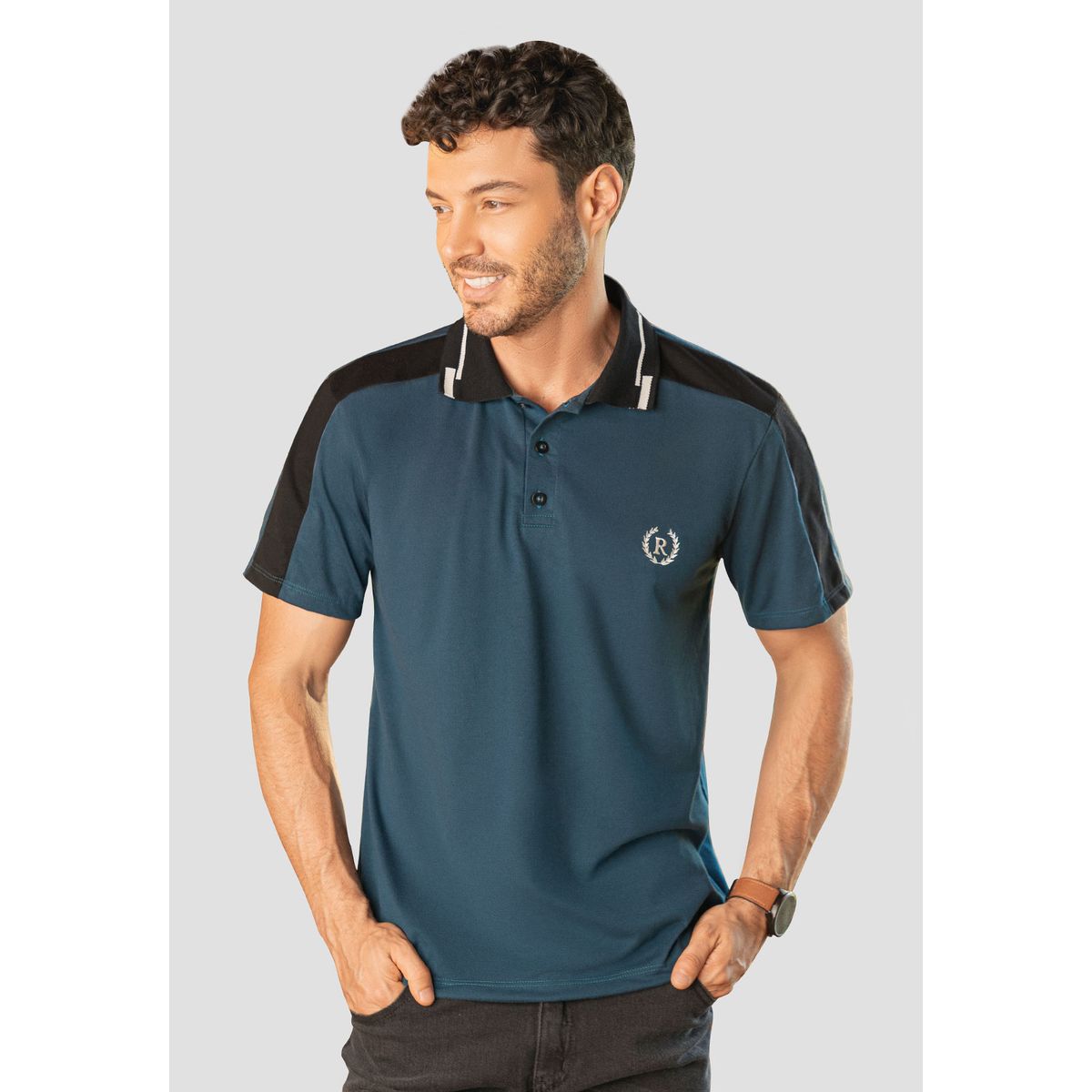 RUTTA - Polo Hombre Azul Petróleo Rutta 105955