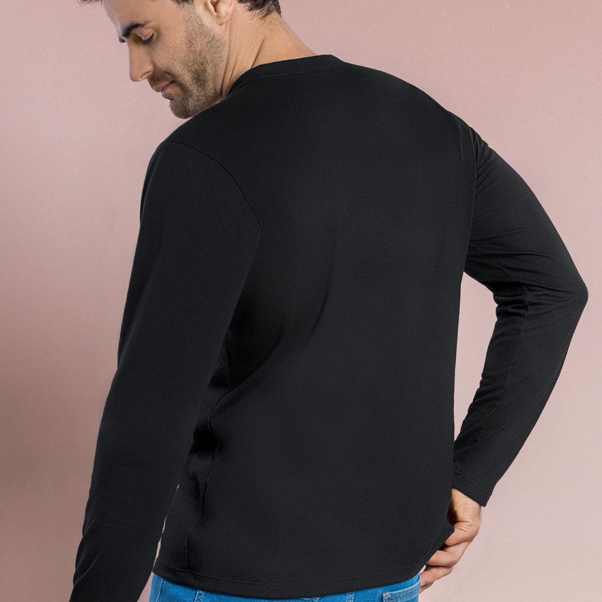MARKETING PERSONAL - Camibuzo Hombre Negro Mp 104788