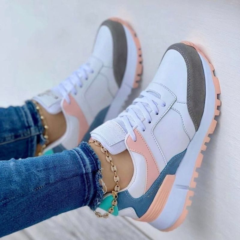 GENERICO - Tenis Salmon Bellos Dama Zapatillas Zapatos Mujer Lindos Moda Casual
