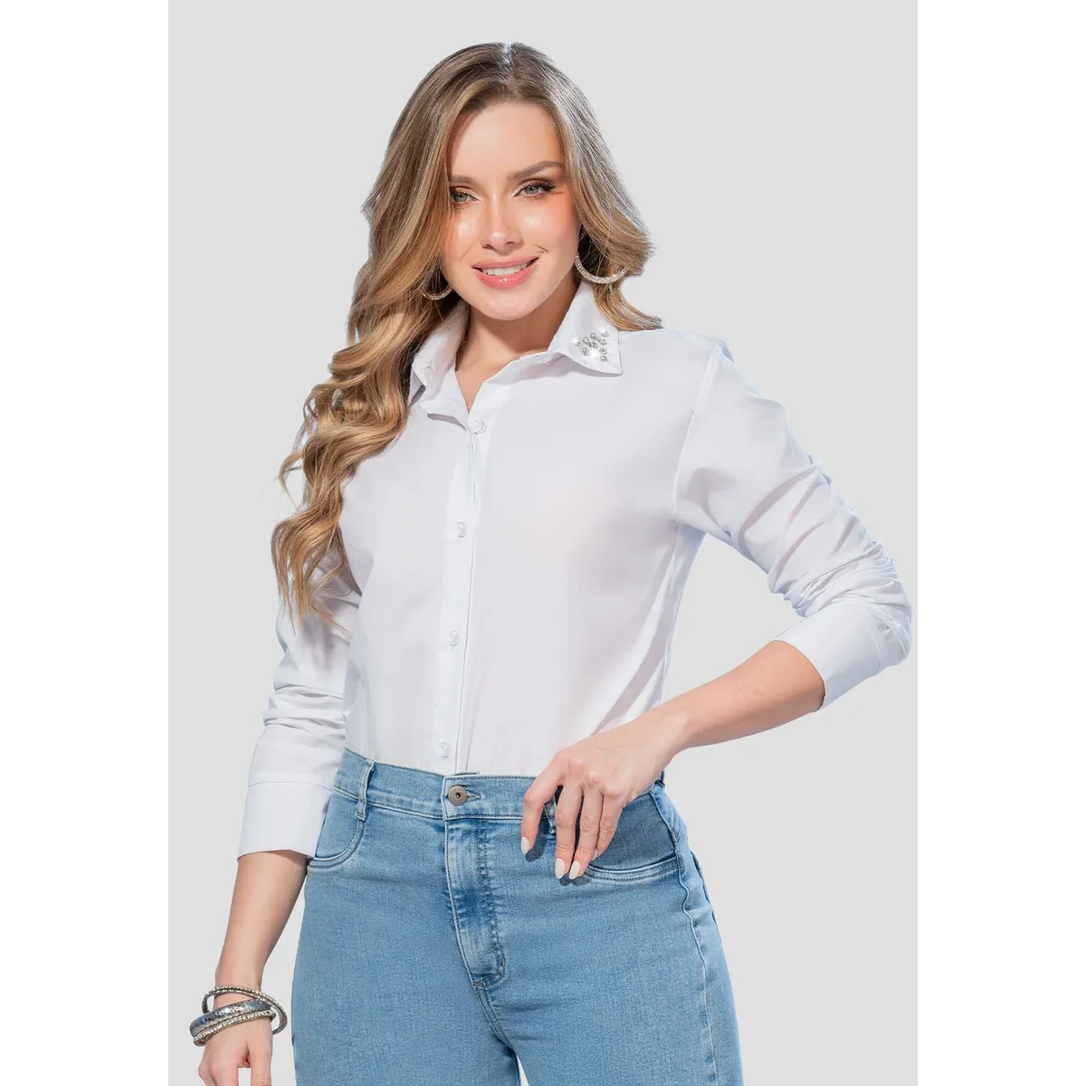 MARKETING PERSONAL - Camisa Mujer Blanco Mp 105621