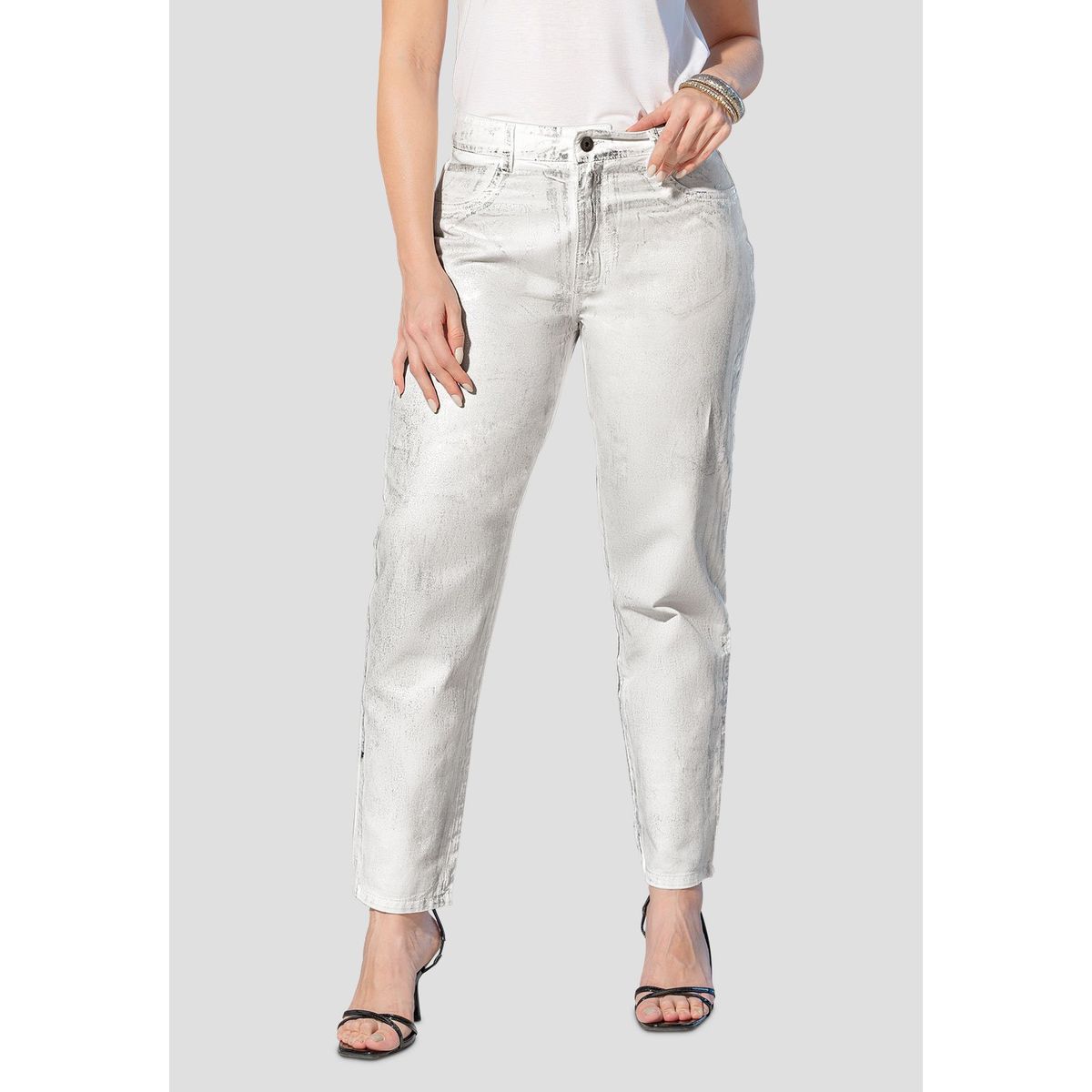 MARKETING PERSONAL - Pantalón Mujer Marfil Mp 105500