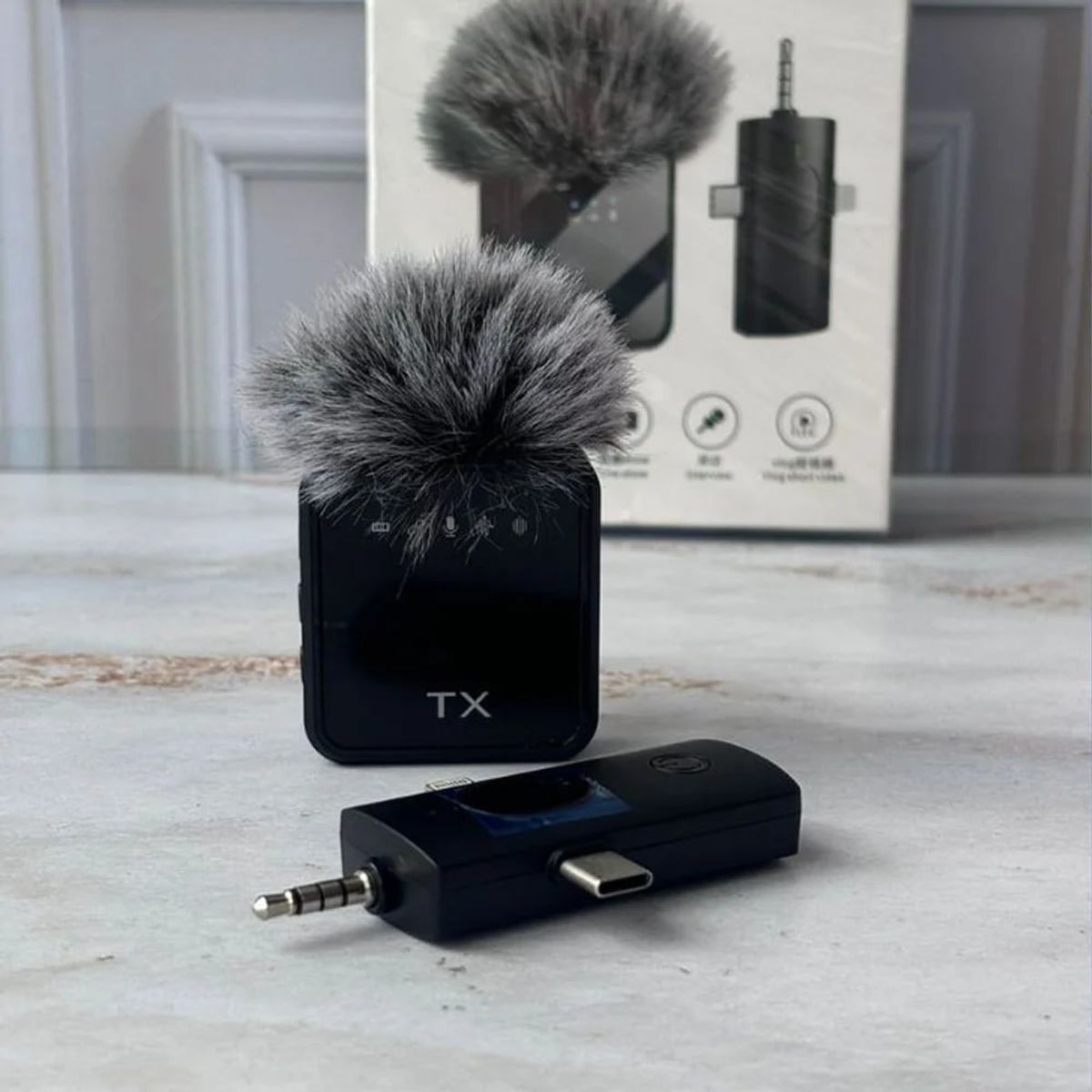 GENERICO - Micrófono Inalámbrico de Solapa TX F11 Semi Profesional