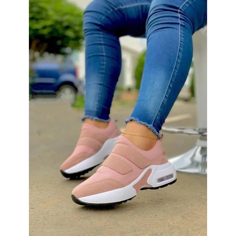 GENERICO - Tenis Rosa Dama Zapatillas Zapatos Mujer Lindos Moda Casual