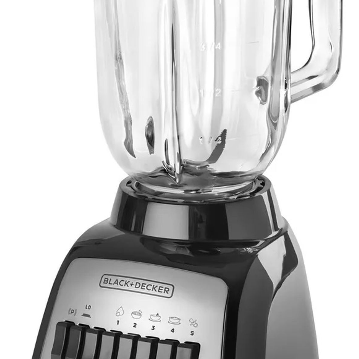 GENERICO - Licuadora Black+decker Durapro Negra Con Vaso De Vidrio 120v.