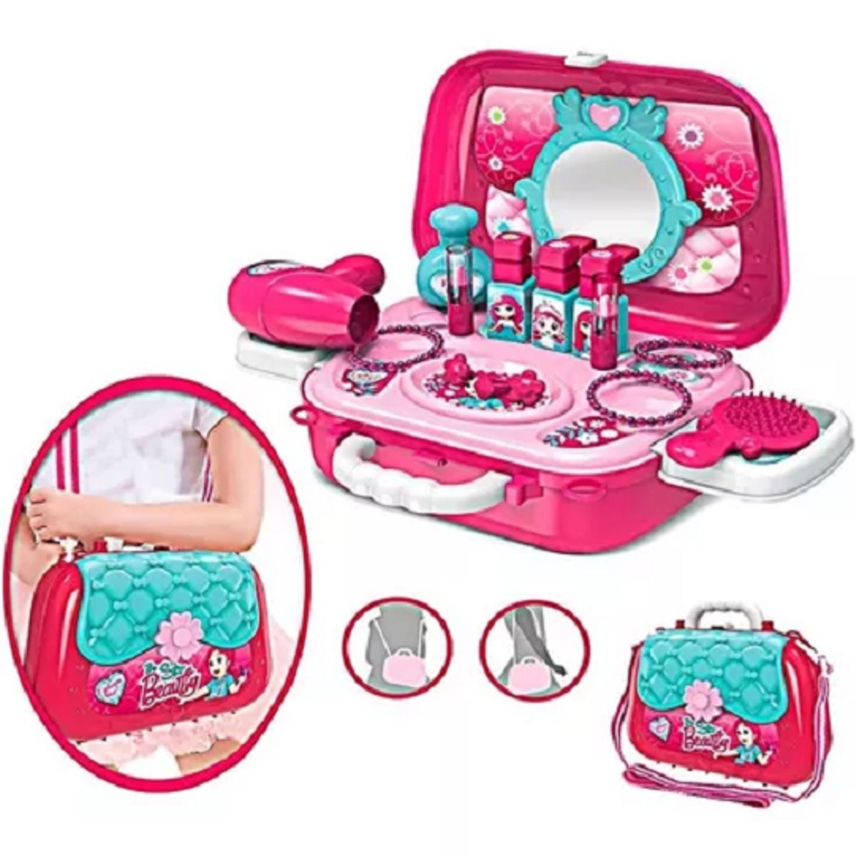 GENERICO - Set De Maquillaje De Juguete Maletin Para Niña 29cm Portatil