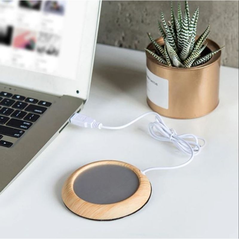 GENERICO - Calentador de Mugs con Puerto USB