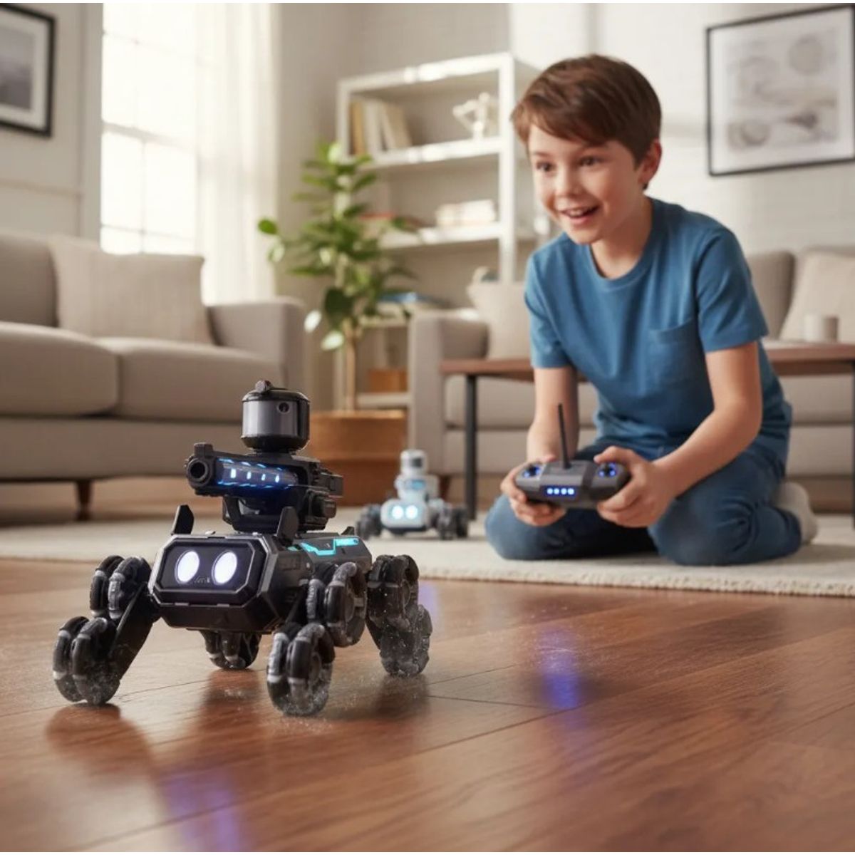 HOME - Perro Acrobático Inteligente Con Detección Control Manilla