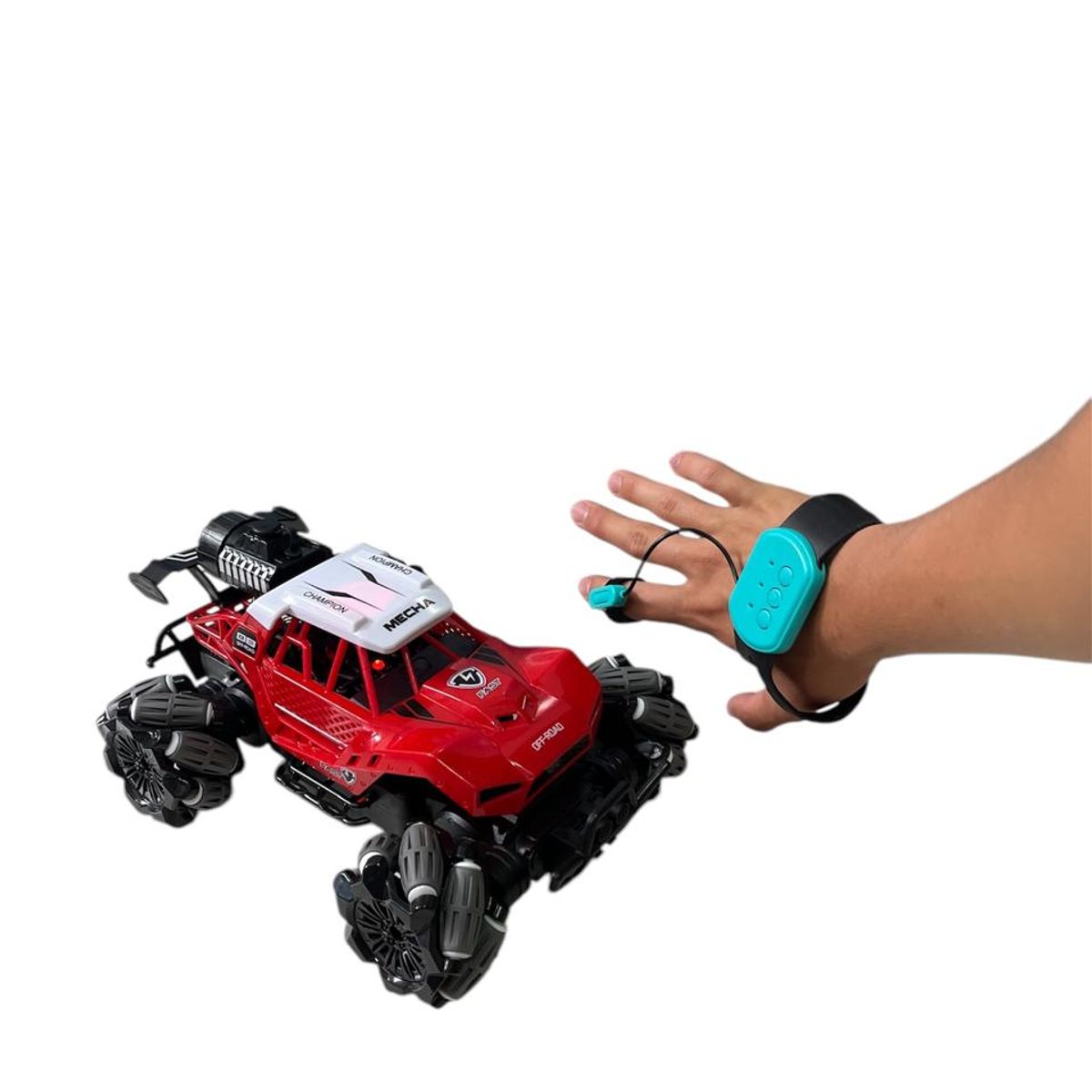 HOME - Carro Jeep Todo Terreno 4X4 Luces Led Humo Turbina y Sonidos