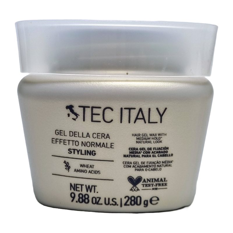 TEC ITALY - Cera para el cabello - Fijación Media - Efecto normal - Tec Italy 280g