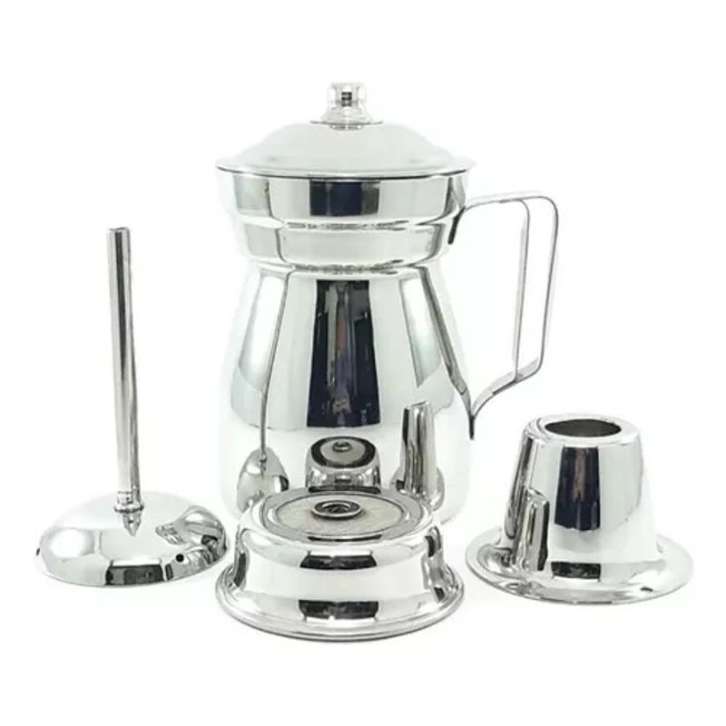 GENERICO - Olleta Chocolatera 2 Litros Acero Quirúrgico Accesorios