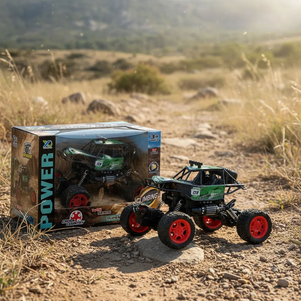 GENERICO - Carro Control Remoto Off Road Con Suspensión Verde