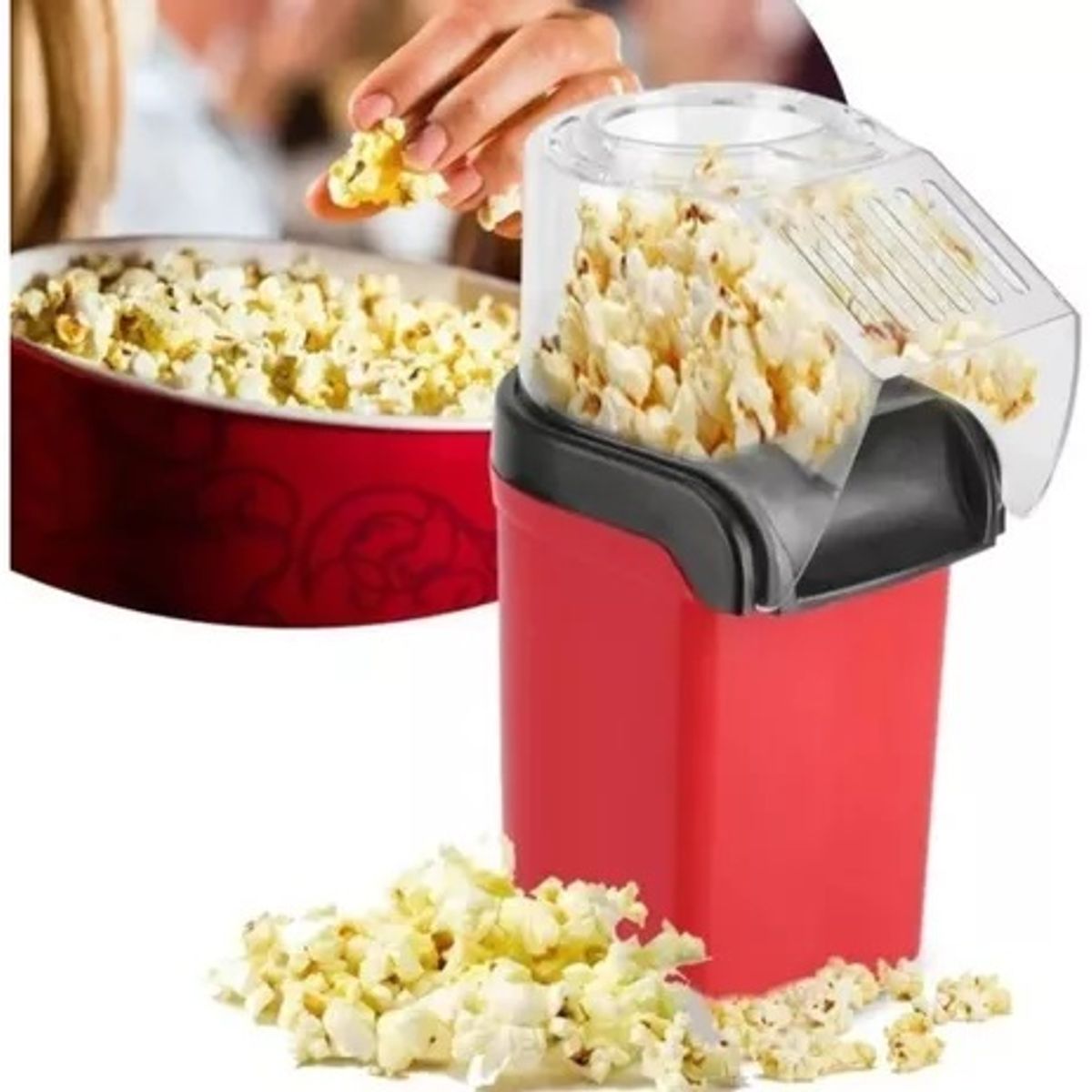 GENERICO - Crispetera Eléctrica Palomitas De Maíz Minijoy Popcorn