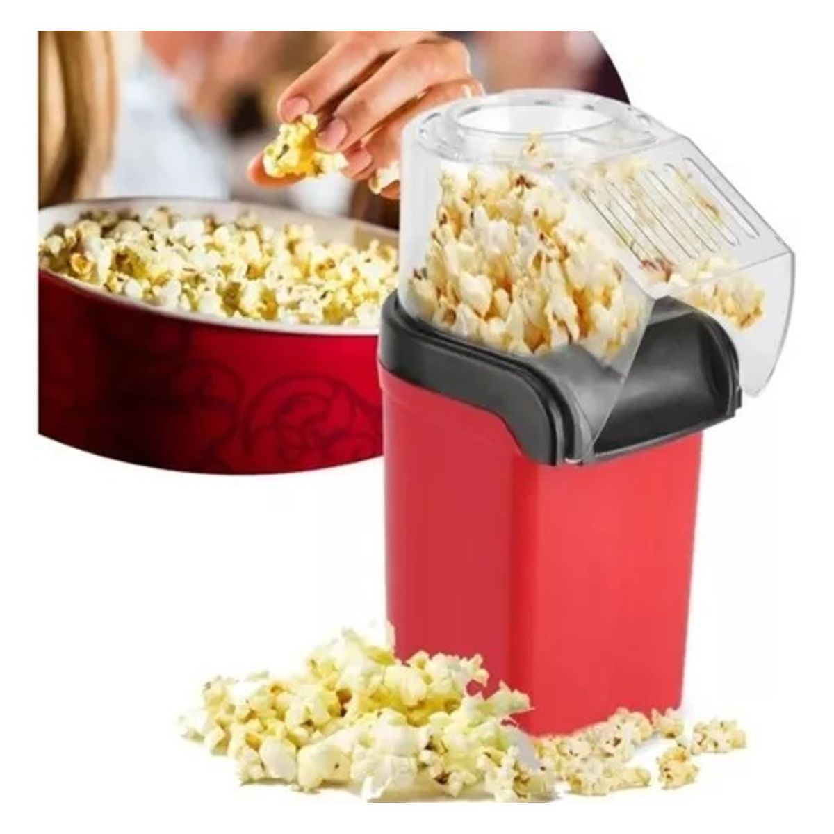GENERICO - Crispetera Eléctrica Palomitas De Maíz Minijoy Popcorn