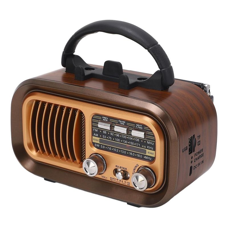 GENERICO - Radio Parlante Inalámbrico Fm Bt Recargable Solar Portatil