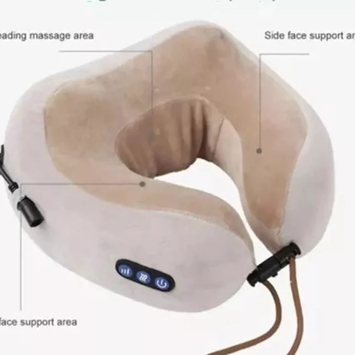 GENERICO - Masajeador Eléctrico Cuello Cervical Aliviador Dolor Cojín