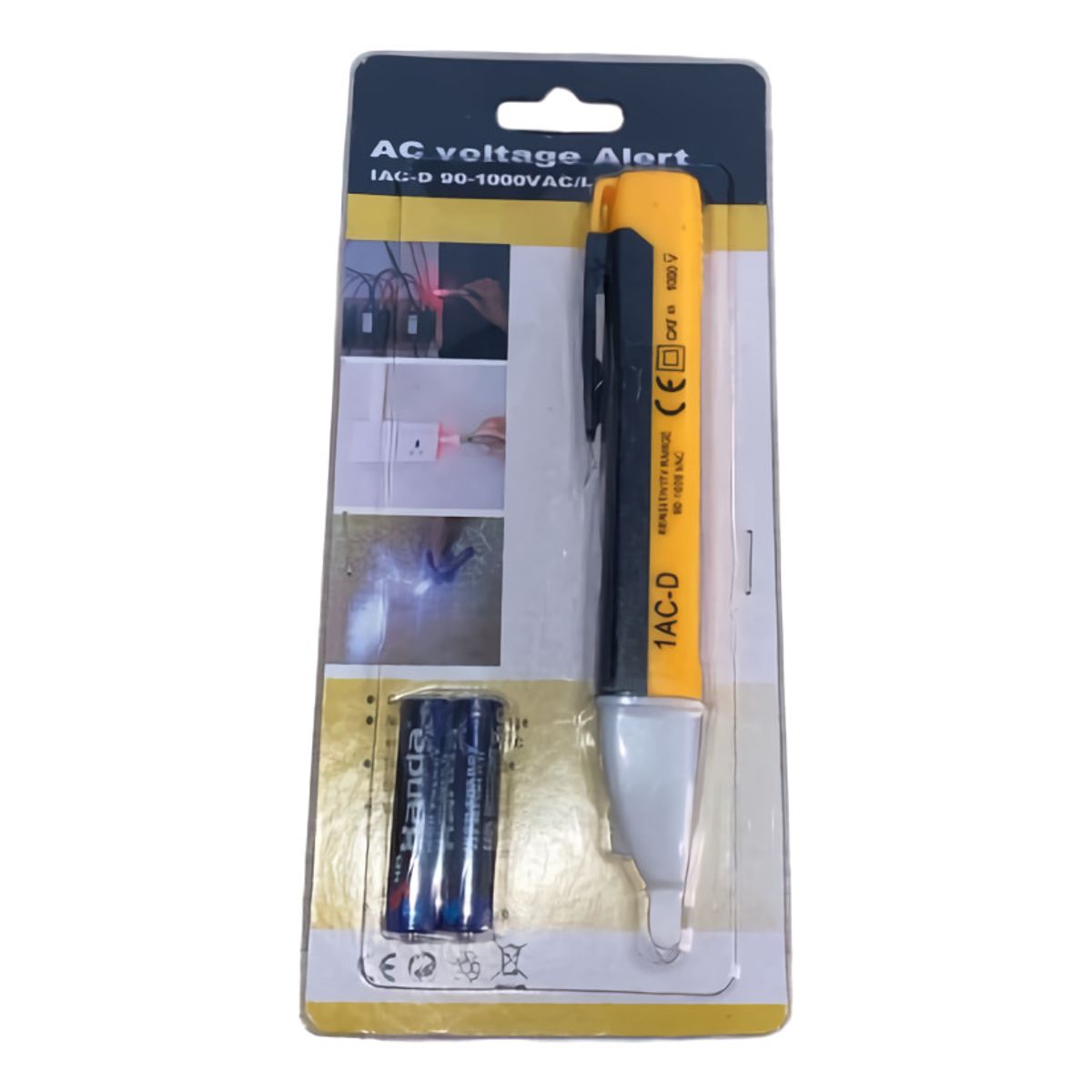 GENERICO - Tester Detector Probador Energia Electricidad 90-1000vacled