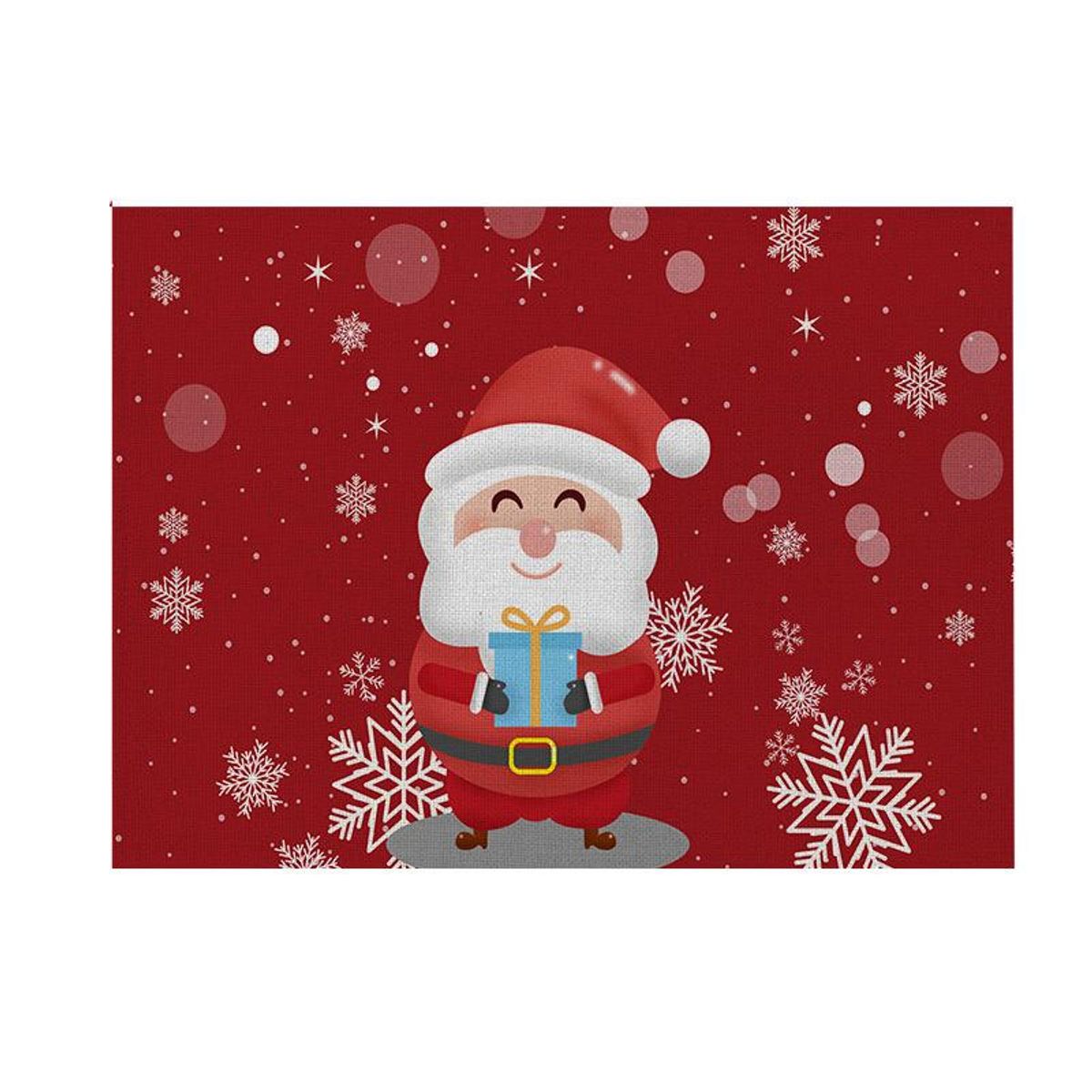 MULTIPLACE COLOMBIA - Individuales para navidad de papa noel para comedor importados