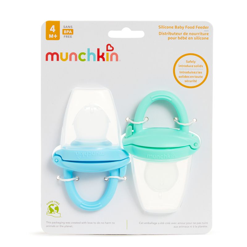 MUNCHKIN - Dispensador De Comida Fresca Para Bebe Azul Y Menta X 2 Und