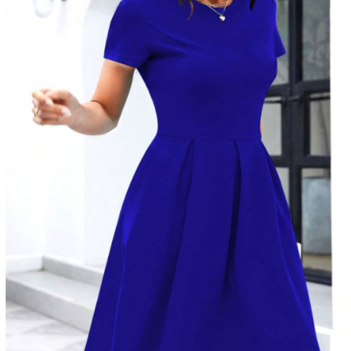 NEGRELI - VESTIDO DE MUJER CON TABLONES