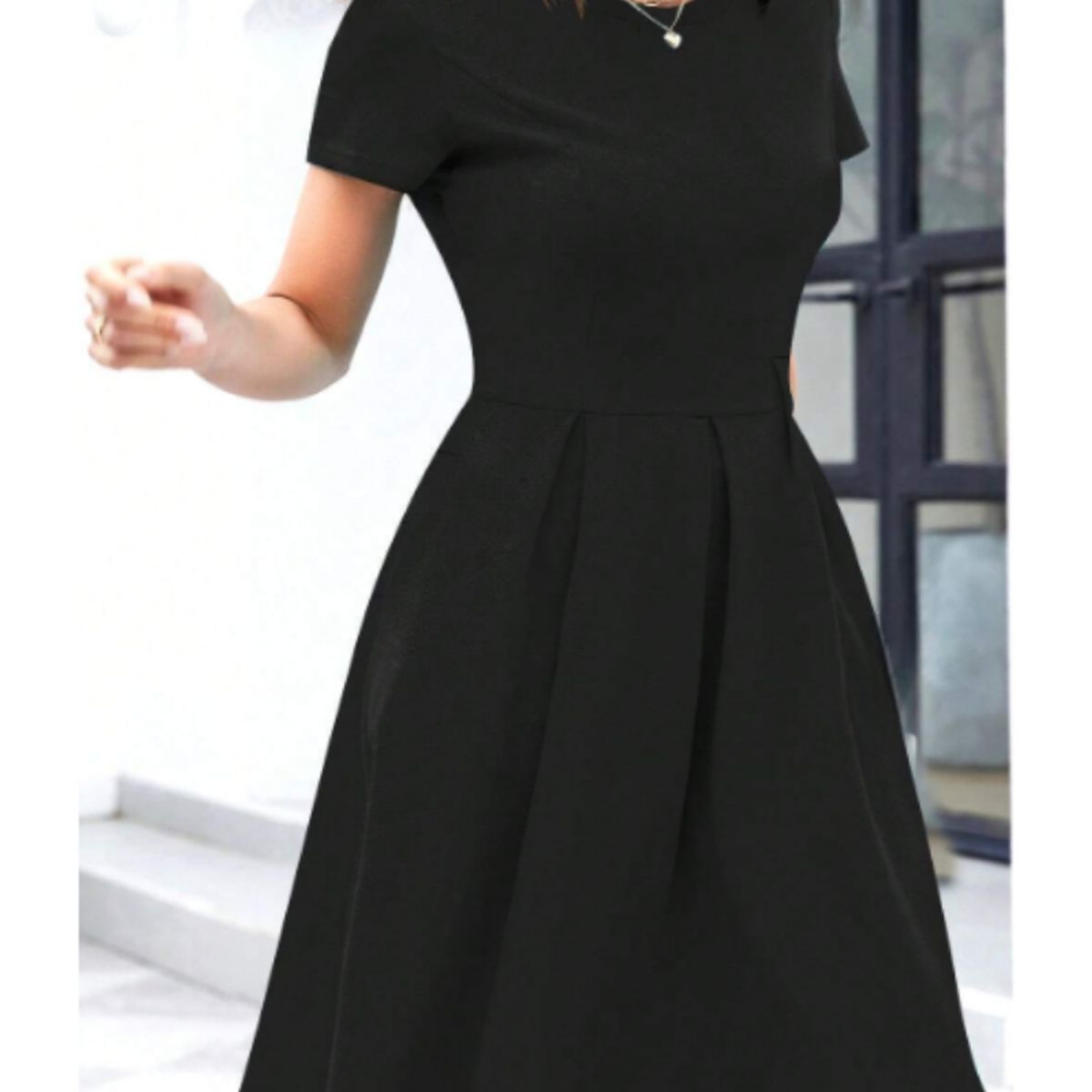 NEGRELI - VESTIDO DE MUJER CON TABLONES