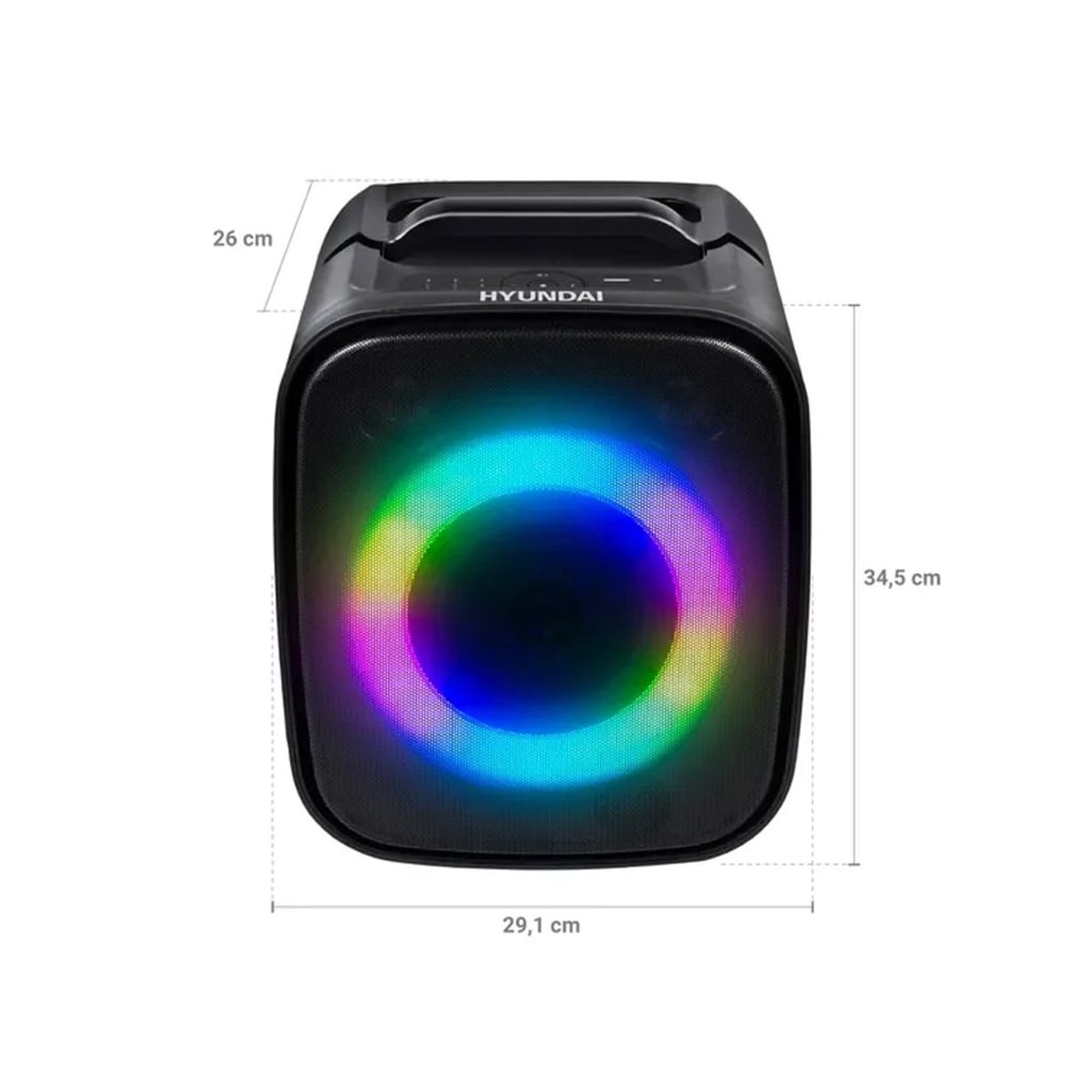 CHALLENGER - Parlante Challenger Bluetooth HYSPBT10 120 Watts Negro