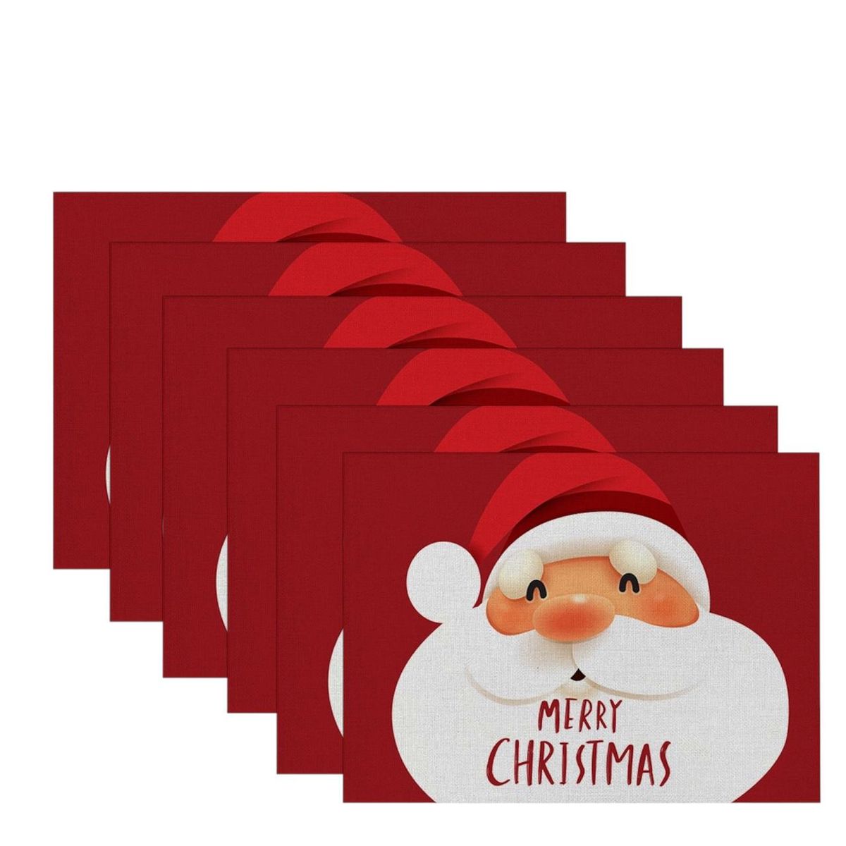 MULTIPLACE COLOMBIA - Individuales para navidad de papa noel para comedor importados