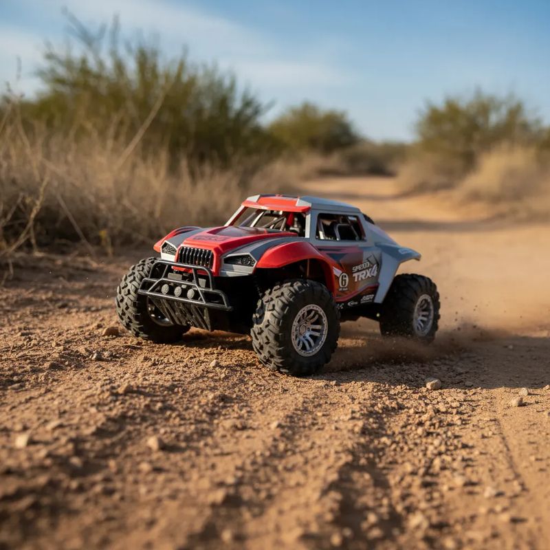 Carro Todo Terreno A Control Remoto Rojo GENERICO | falabella.com