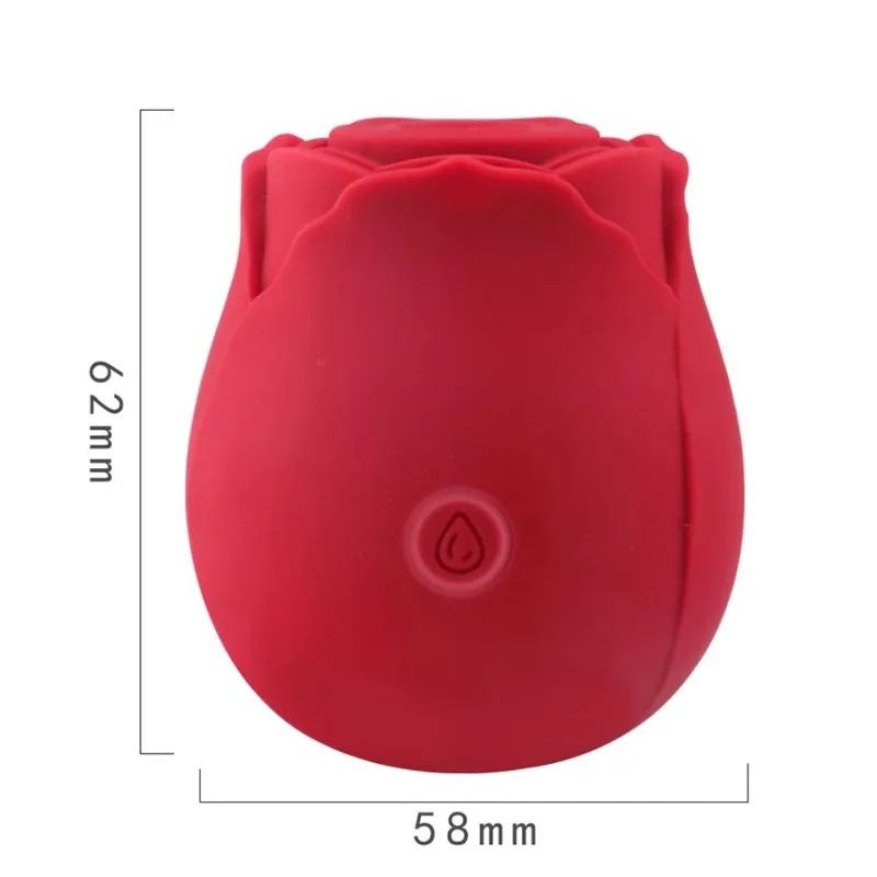 GENERICO - Vibrador Succionador  Recargable Juguete Sexual Rosa Premium