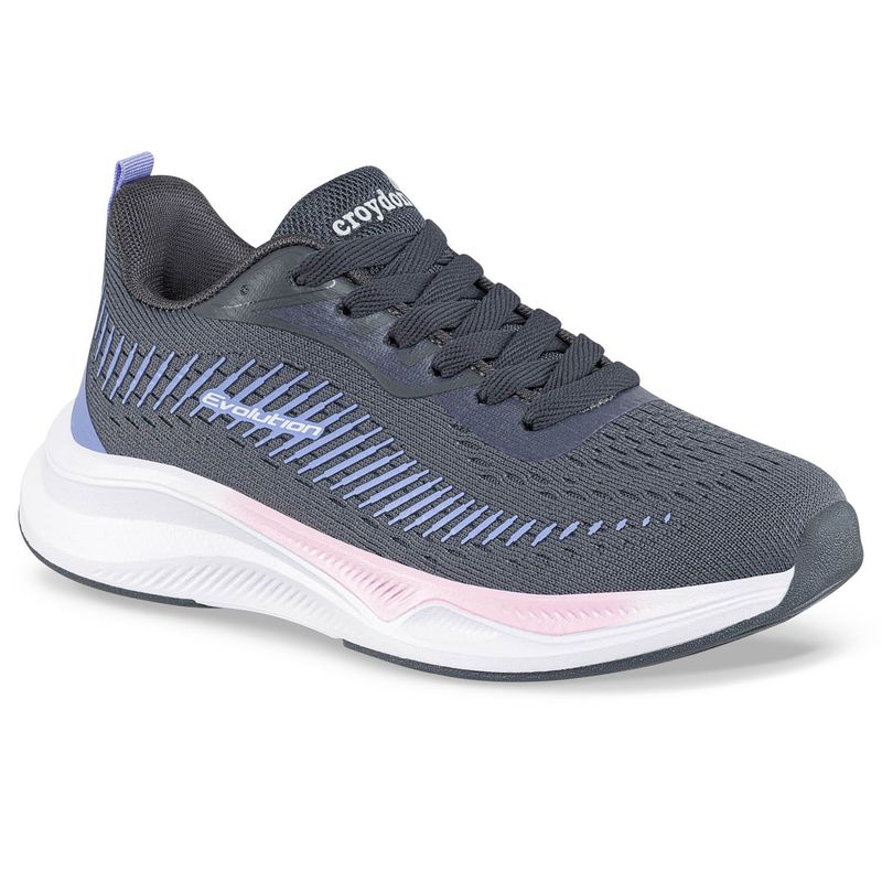CROYDON - Tenis Running Radien Gris Osc para Mujer Croydon