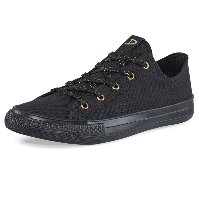 CROYDON - Tenis School Cake Negro-Negro para Mujer Croydon