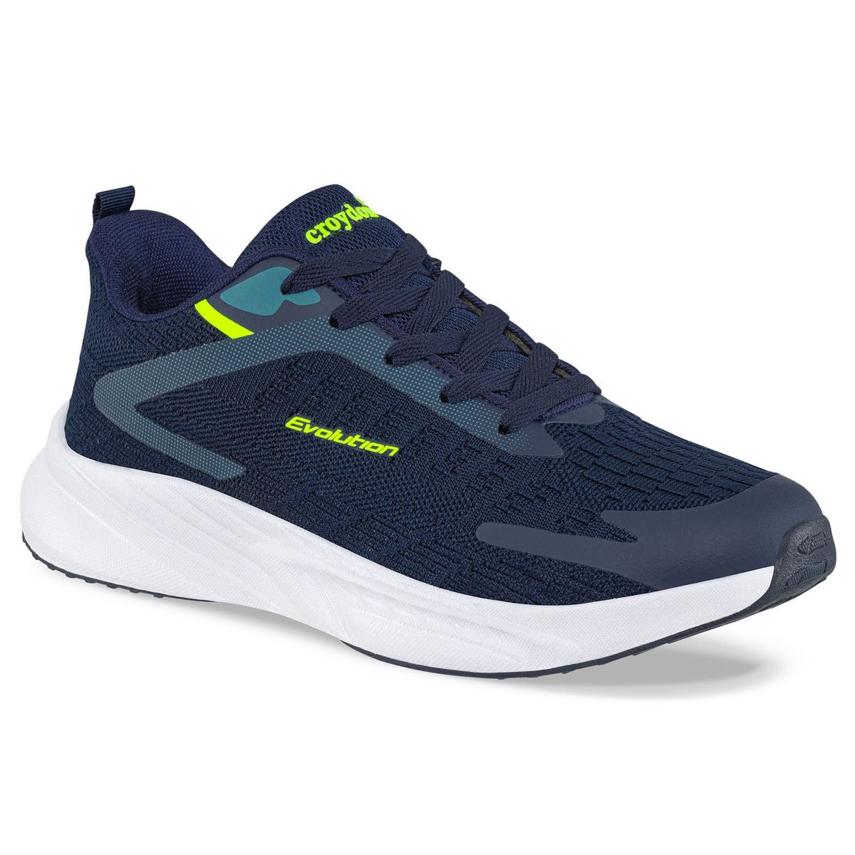 CROYDON - Tenis Running Reni Azul O-Verde Croydon para Hombre