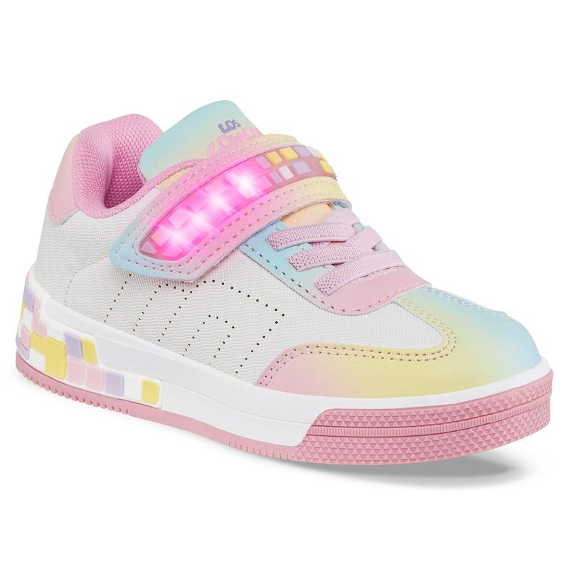 LOS GOMOSOS - Tenis Luces Perenne Rosa para Niña Los Gomosos