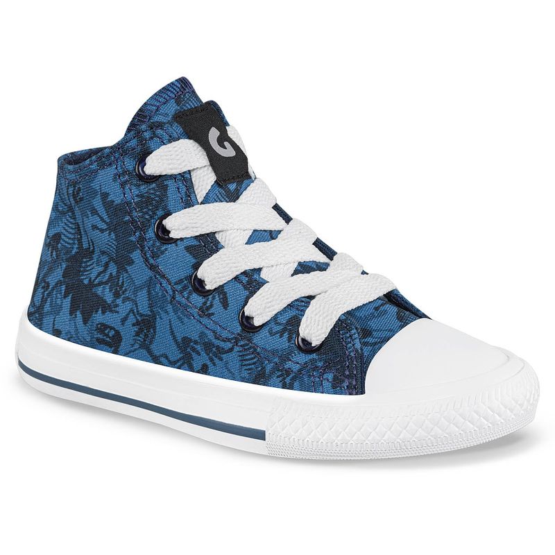 LOS GOMOSOS - Tenis Casuales Blendin Alto Azul para Niño Los Gomosos