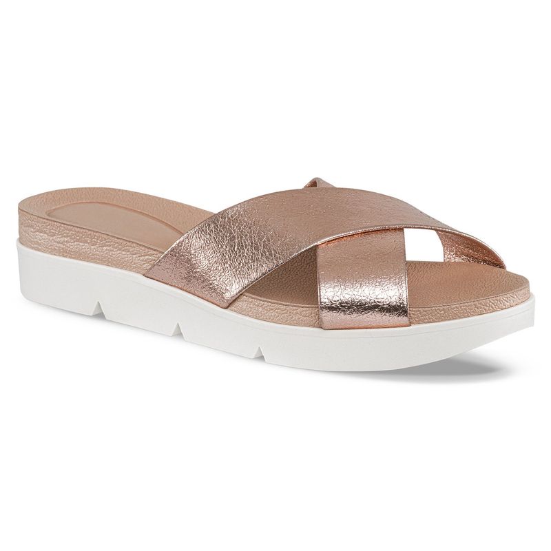 CROYDON - Sandalias Halsey Oro Rosa para Mujer Croydon