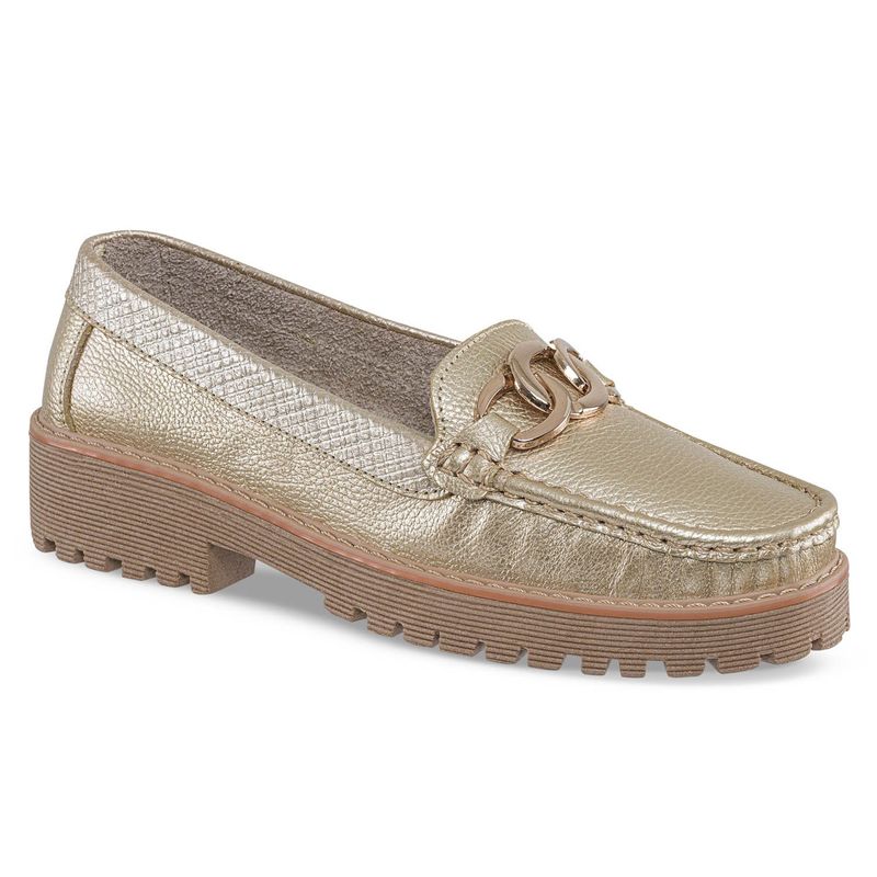 CROYDON - Mocasines Yazli Oro para Mujer Croydon