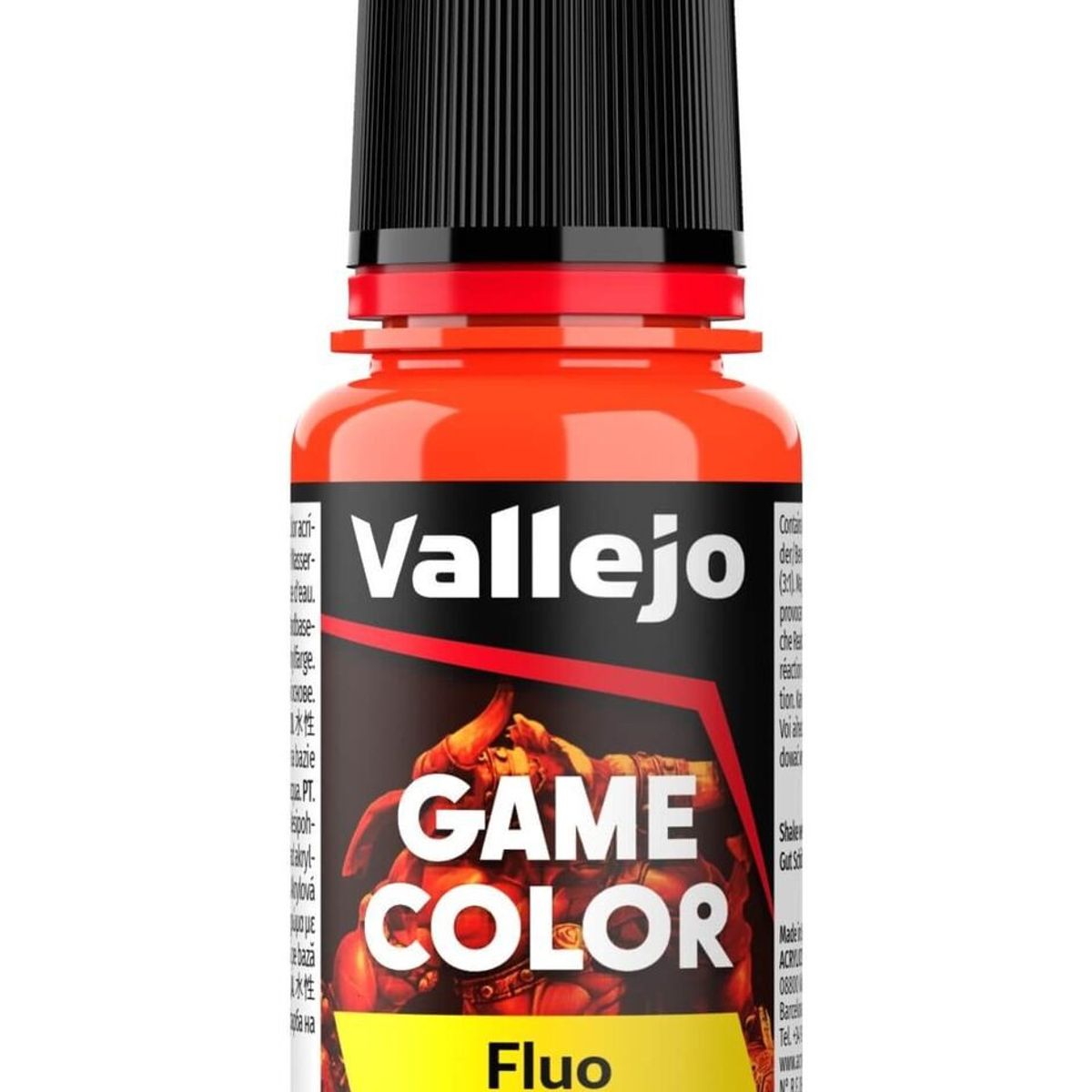 MANUEL VALLEJO - Acrilicos Vallejo Game Color 72156 Naranja Fluorescente 18ml