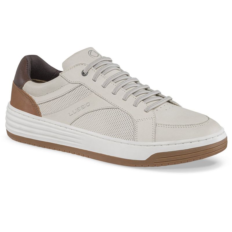 LUSSIO - Tenis Urbanos Trever Beige para Hombre Lussio