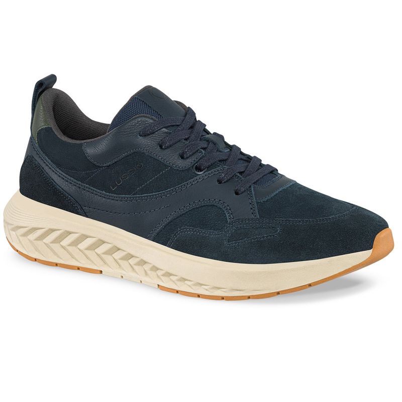 LUSSIO - Tenis Urbanos Farlo Azul Osc para Hombre Lussio