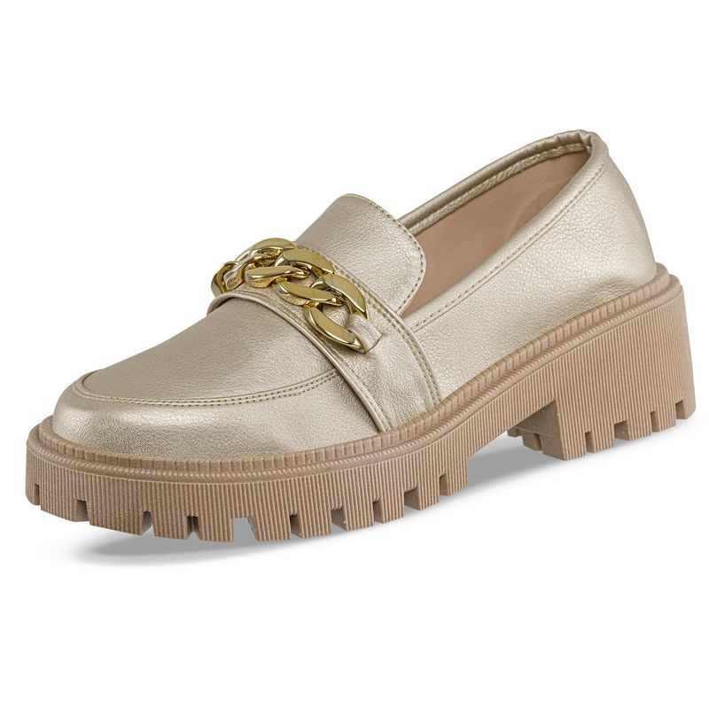 CROYDON - Mocasines Priscila Oro para Mujer Croydon