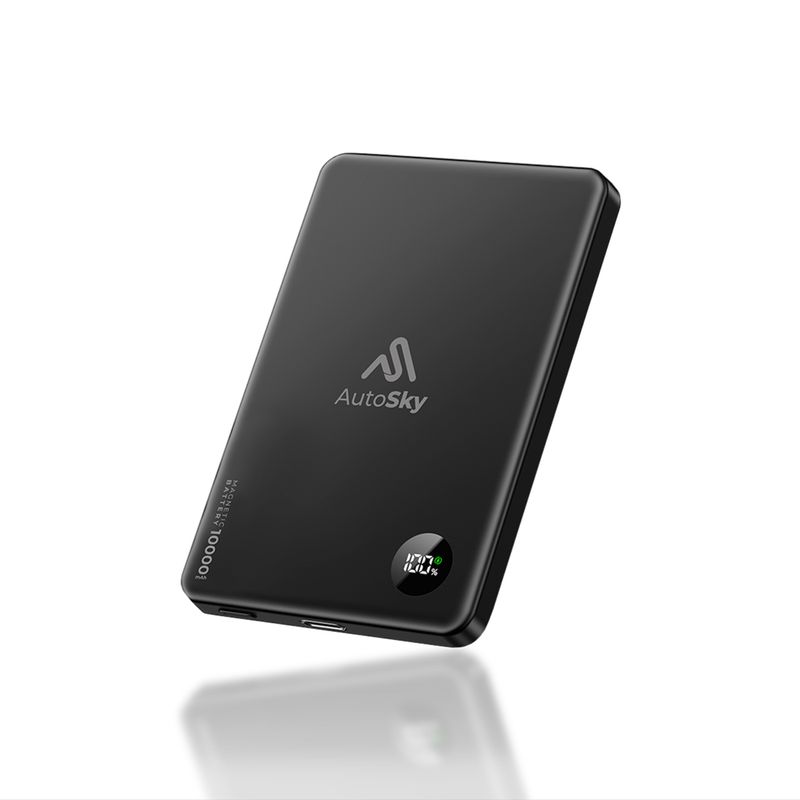 AUTOSKY - Power Bank 10000mah Carga Inalámbrica Magsafe AutoSky