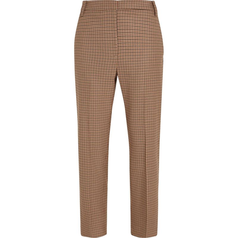 TOMMY HILFIGER - Pantalón chocolate de cuadros recto y slim Tommy Hilfiger