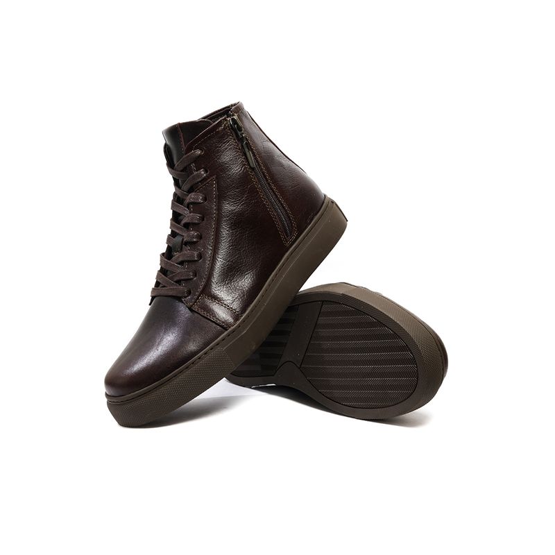 GENERICO - Botas Cuero Hombre Café OCAi Seúl_.