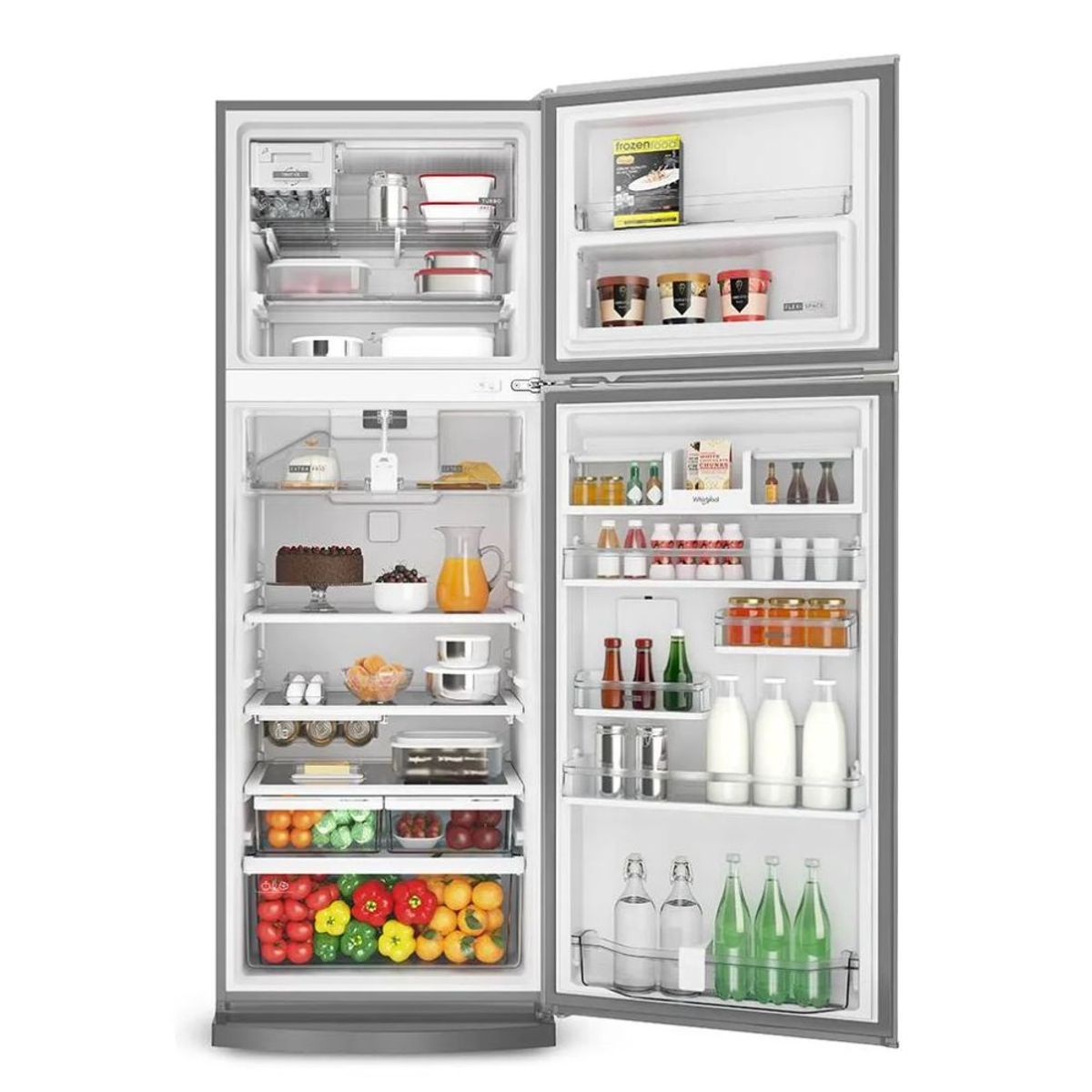 WHIRLPOOL - Nevera WHIRLPOOL No Frost 468 Lt Inverter WRM56BKTWW Gris